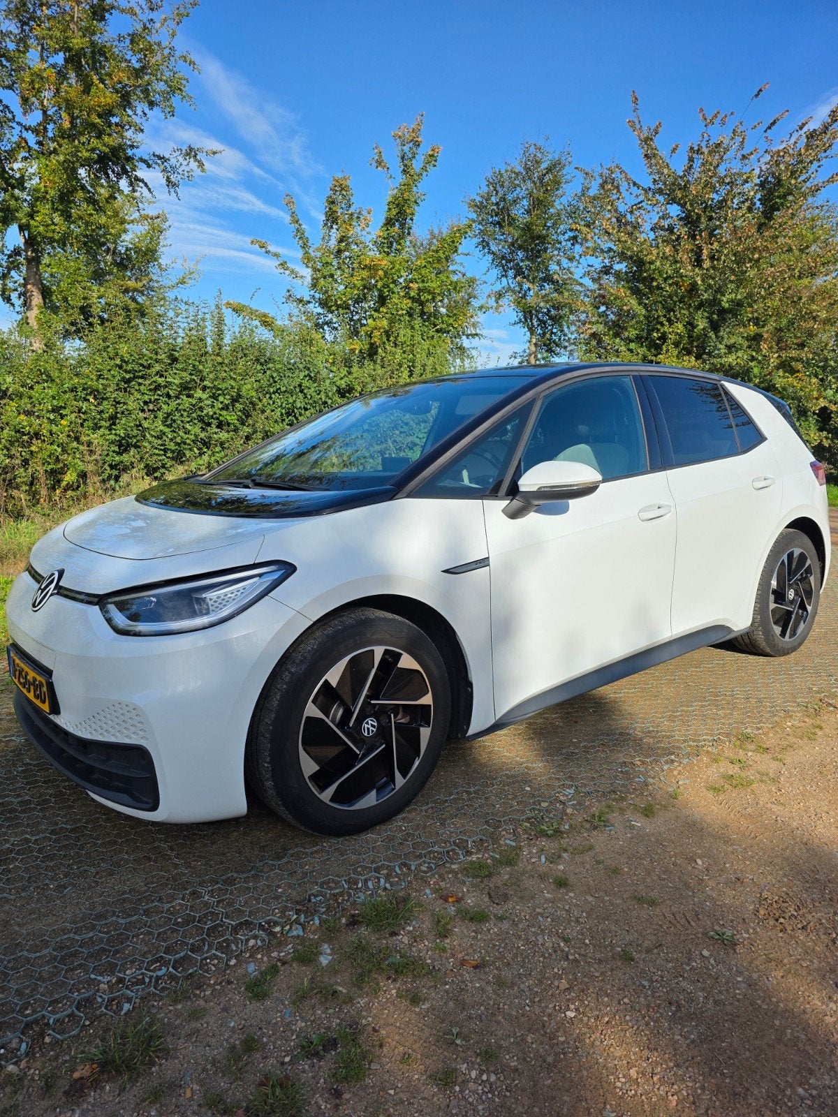 Volkswagen ID.3 58kWh 145pk 2021 Wit, Auto's, 34 min, Zwart, 1712 kg, 150 pk