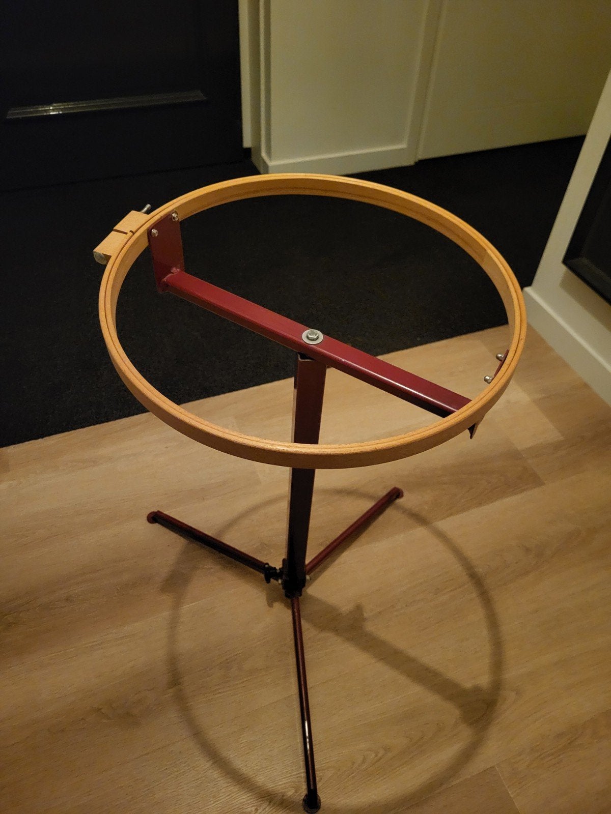 Verstelbare Quiltring op Standaard - 45 cm doorsnede, Hobby en Vrije tijd, Ophalen, Gebruikt
