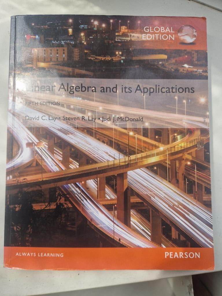 Linear Algebra and its Applications - 5e Global Edition, David C. Lay, Steven R. Lay, Judi J. McDonald, HBO, Beta, Ophalen
