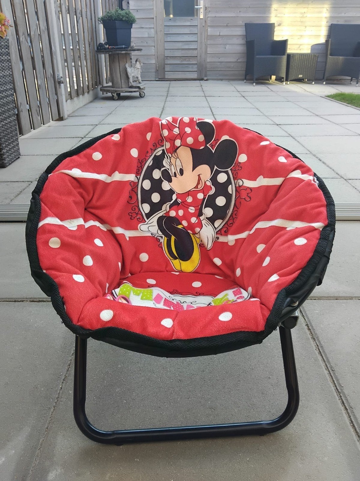Leuke kinderstoelen: Minnie Mouse en Frozen, Ophalen of Verzenden, Gebruikt, Inklapstoel