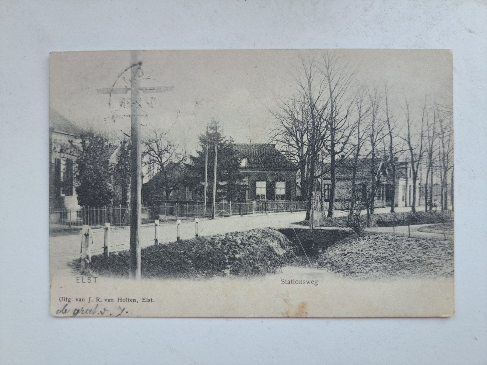 Elst, Stationsweg, Ophalen of Verzenden, Voor 1920, Gelopen, Gelderland