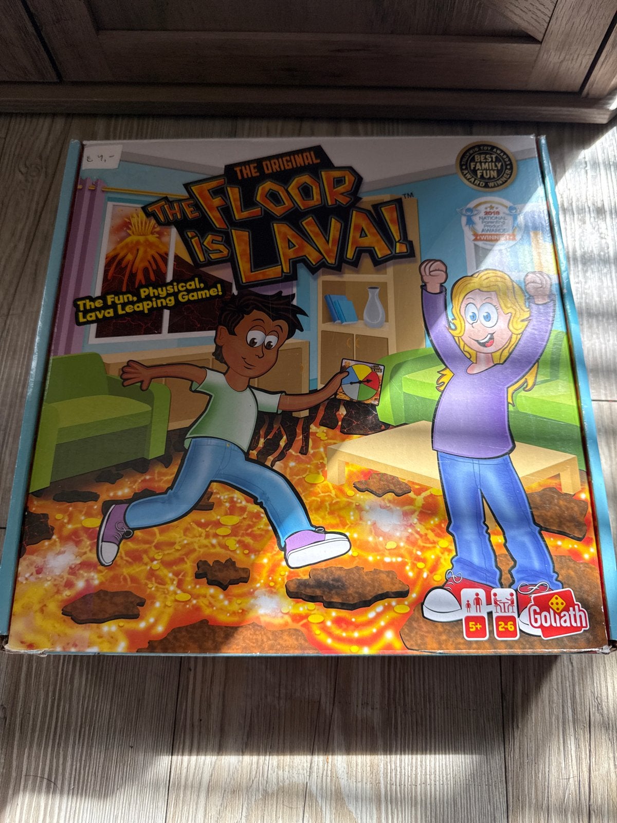The Floor is Lava! Bordspel - Goliath, Drie of vier spelers, Ophalen, Gebruikt