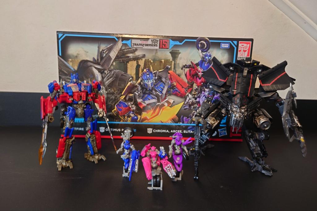 Transformers Studio Series Optimus Prime en Jetfire set, Verzamelen, Transformers, Overige generaties, Ophalen of Verzenden, Zo goed als nieuw