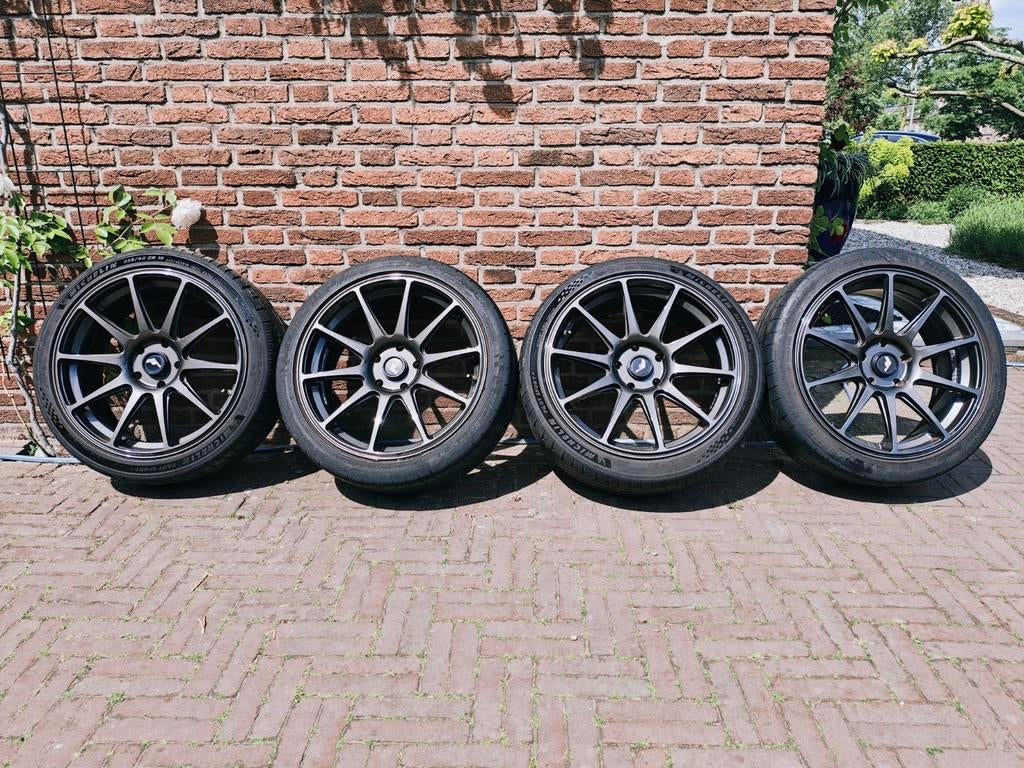 JR11 velgen 18x7,5 5x114,3 ET40, Ophalen of Verzenden