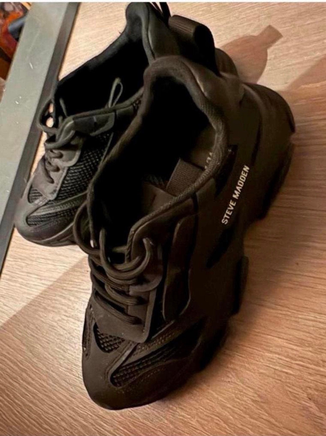 Steve madden 35, Ophalen, Zo goed als nieuw, Zwart, Sneakers of Gympen