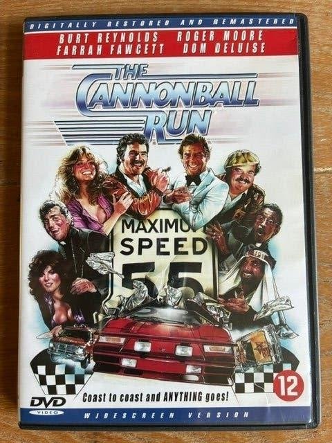 The Cannonball Run 1981 NL / Burt Reynolds, Farrah Fawcett, Engels, Nederlands, Ophalen of Verzenden, Komedie