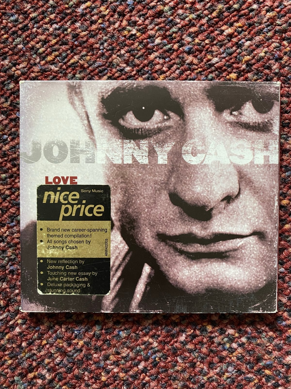 Johnny Cash - Love (Nice Price) CD, Ophalen, Gebruikt, Verzamelalbum, Inclusief boekje