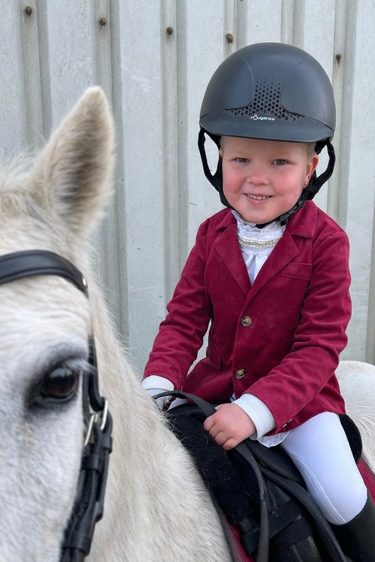 Wedstrijdjasje Rood (als LeMieux Ember) Rijjasje 104 110, Dieren en Toebehoren, Paardrijkleding, Kinderen, Dressuur, Ophalen of Verzenden