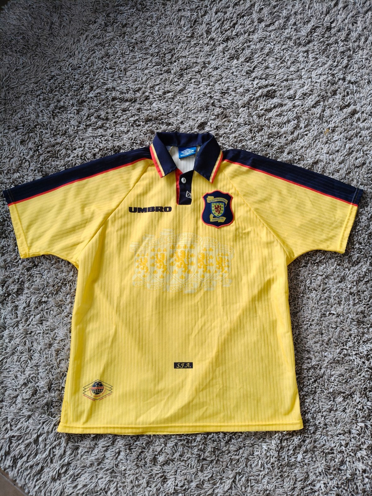 Origineel Schotland 1996 - 1998 Uitshirt Umbro - Maat XL - V, Ophalen of Verzenden, Zo goed als nieuw, Buitenlandse clubs, Shirt