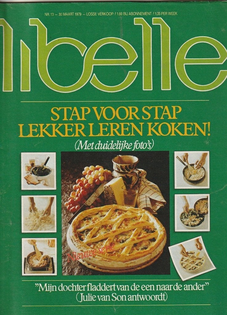 Vintage tijdschrift Libelle 1979 n.13 recepten & mode, Verzenden, 1960 tot 1980, Nederland, Tijdschrift