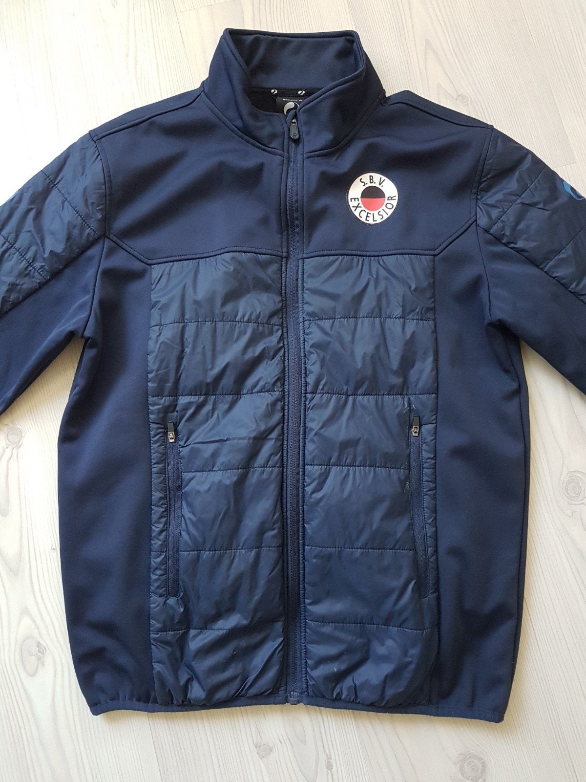 Excelsior heren navy zomerjas maat medium, Ophalen of Verzenden, Zo goed als nieuw, Maat 46 (S) of kleiner, Blauw
