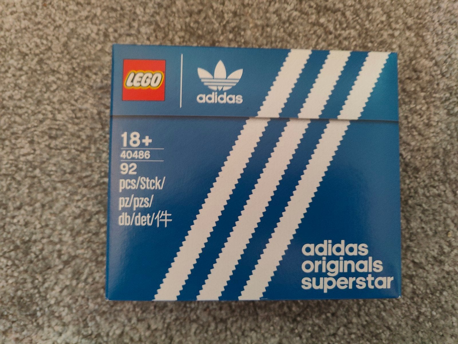 LEGO 40486 Adidas Originals Superstar - Nieuw in doos, Inclusief doos, Overige thema's, Lego, Nieuw