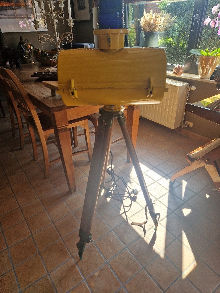 Vintage Landingsbaanlamp "Vliegveld koksijde", Antiek en Kunst, Ophalen