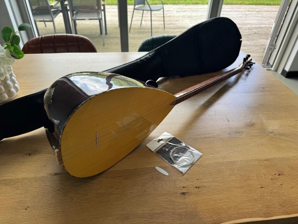 Uzun sap saz/baglama 40,5 cm tekne - lange hals saz, Ophalen, Zo goed als nieuw, Luit, Saz of Bouzouki