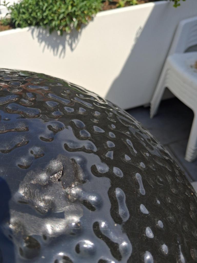 Dome deksel van bastard large zwart met beschadiging, Ophalen of Verzenden