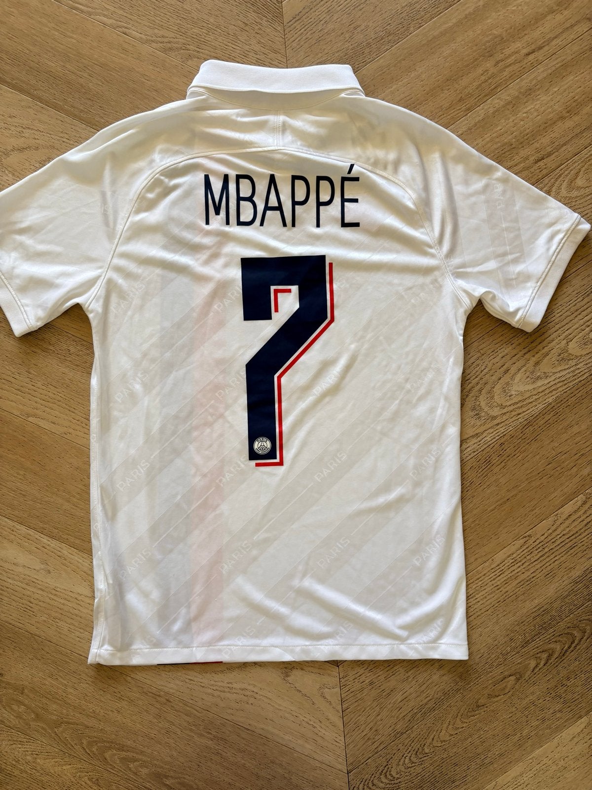 PSG Mbappé Thuisshirt Maat S, Maat S, Ophalen of Verzenden, Gebruikt, Shirt