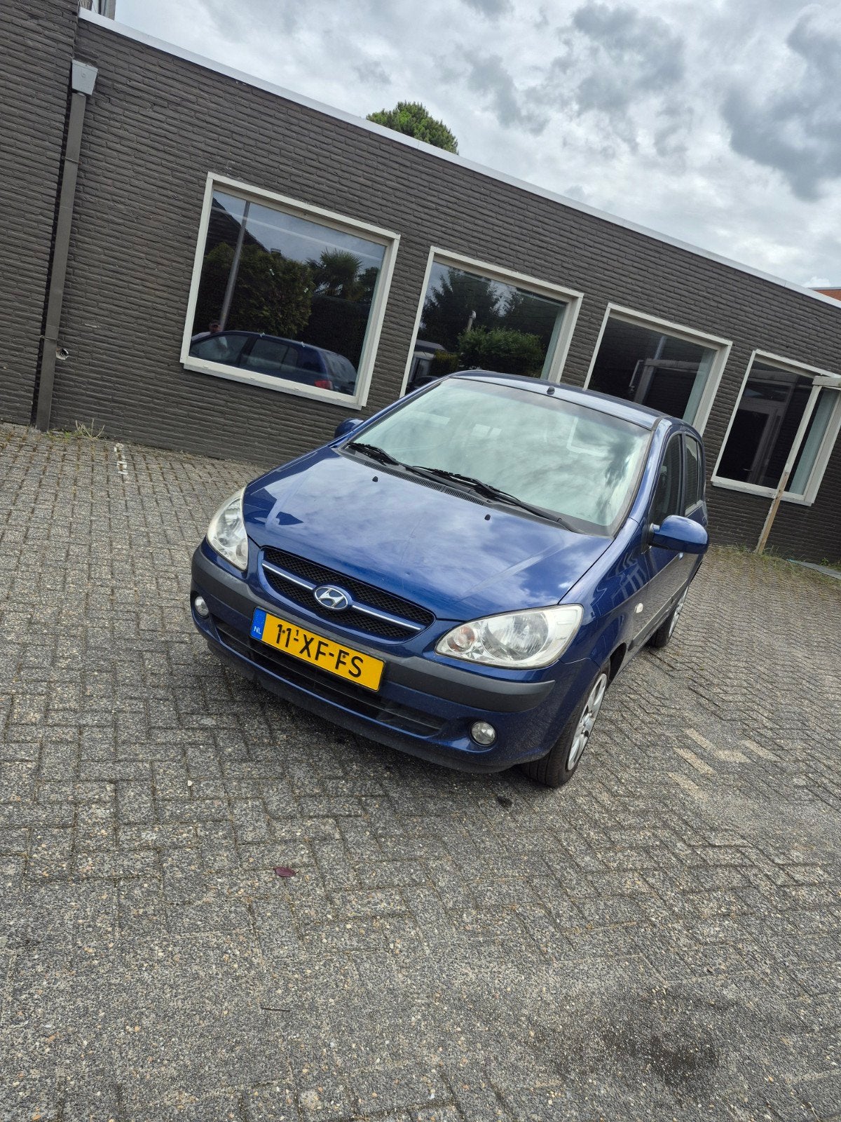 Hyundai Getz 1.4 5DRS 2007 Blauw, Auto's, Hyundai, Voorwielaandrijving, 40 €/maand, 4 cilinders, Blauw