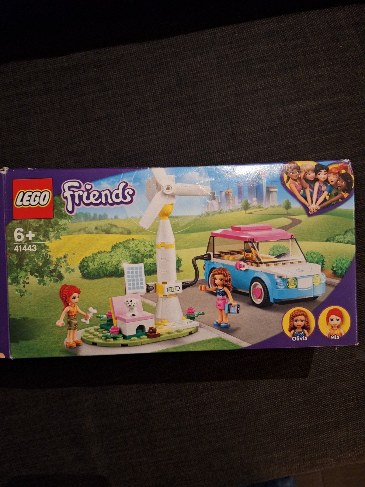 Lego Friends 41443 - Olivia's elektrische auto, Ophalen, Friends, Complete set, Lego