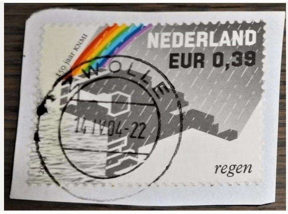 KNMI - NVPH 2248 - 2011 - 150 jaar - Regen, Verzenden, Na 1940, Gestempeld