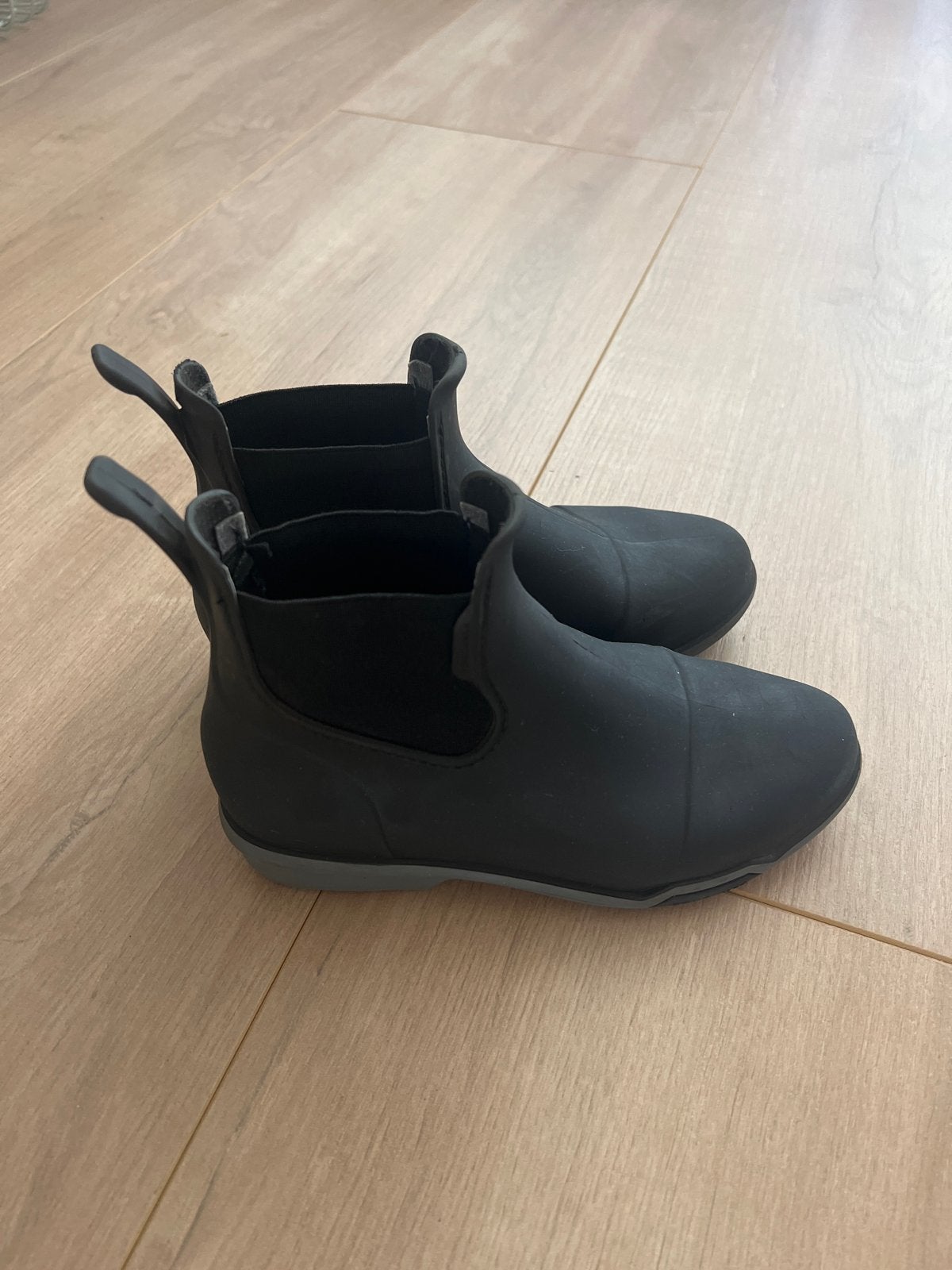 Fouganza zwarte jodhpurs/paardrijschoenen maat 35, Gebruikt, Kinderen, Fouganza, Ophalen of Verzenden