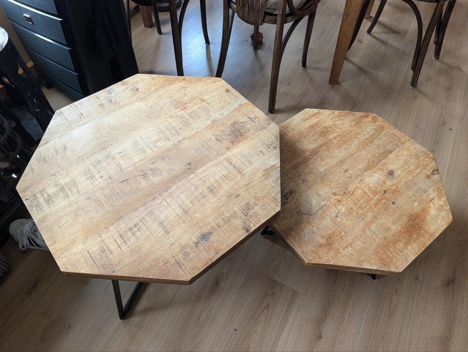 Salontafel set - Hexagon, Ophalen, 50 tot 100 cm, 50 tot 100 cm, 5 – 50