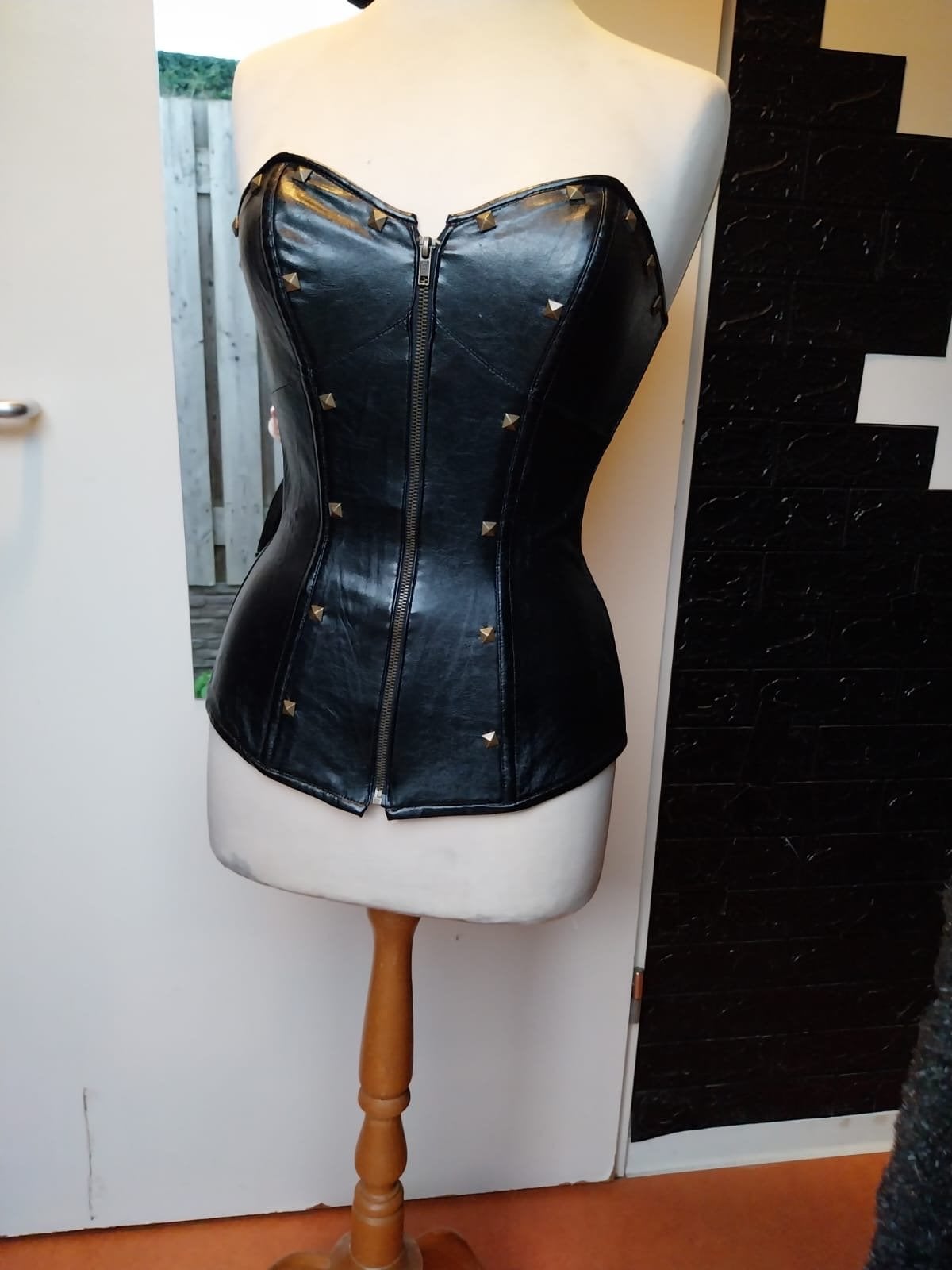 Nieuw Zwart Korset met Koperen Accenten - Cottelli Collectio, Kleding | Dames, Ophalen of Verzenden, Nieuw