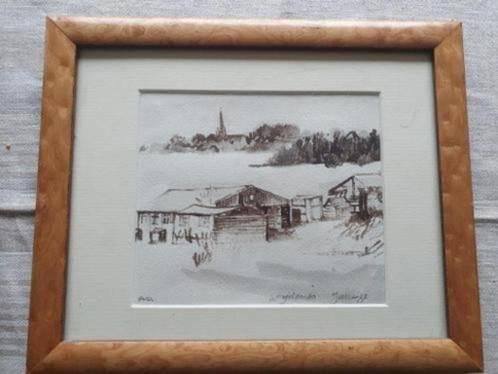 Aquarel Wijdenes 1977 Ariën van Waterland, Ophalen