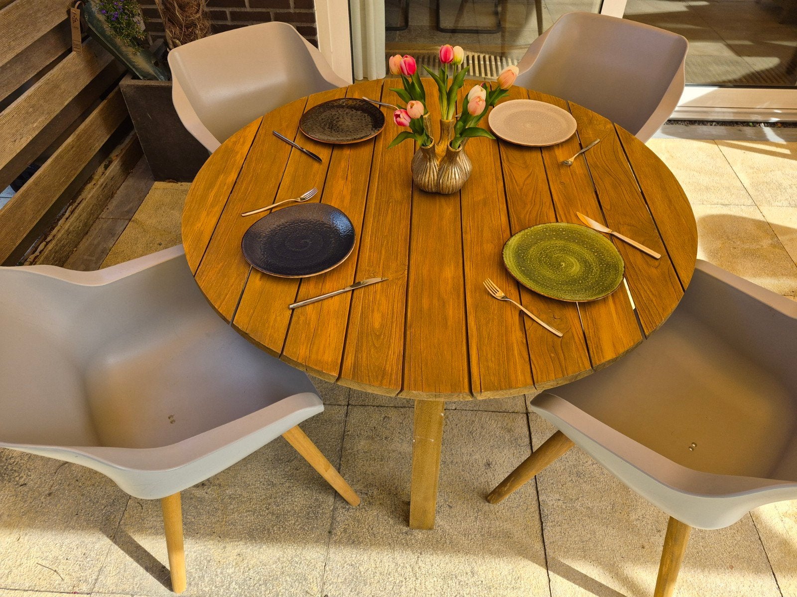 4 persoons hartman sophie tuinset, Ophalen, Gebruikt, Tuinset, Eettafel