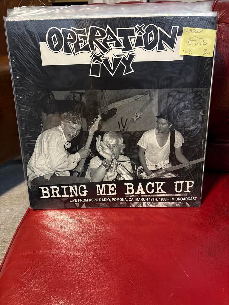 Operation Ivy - Bring Me Back Up (Live KSPC Radio 1988), Cd's en Dvd's, Vinyl | Rock, Ophalen of Verzenden, Nieuw in verpakking