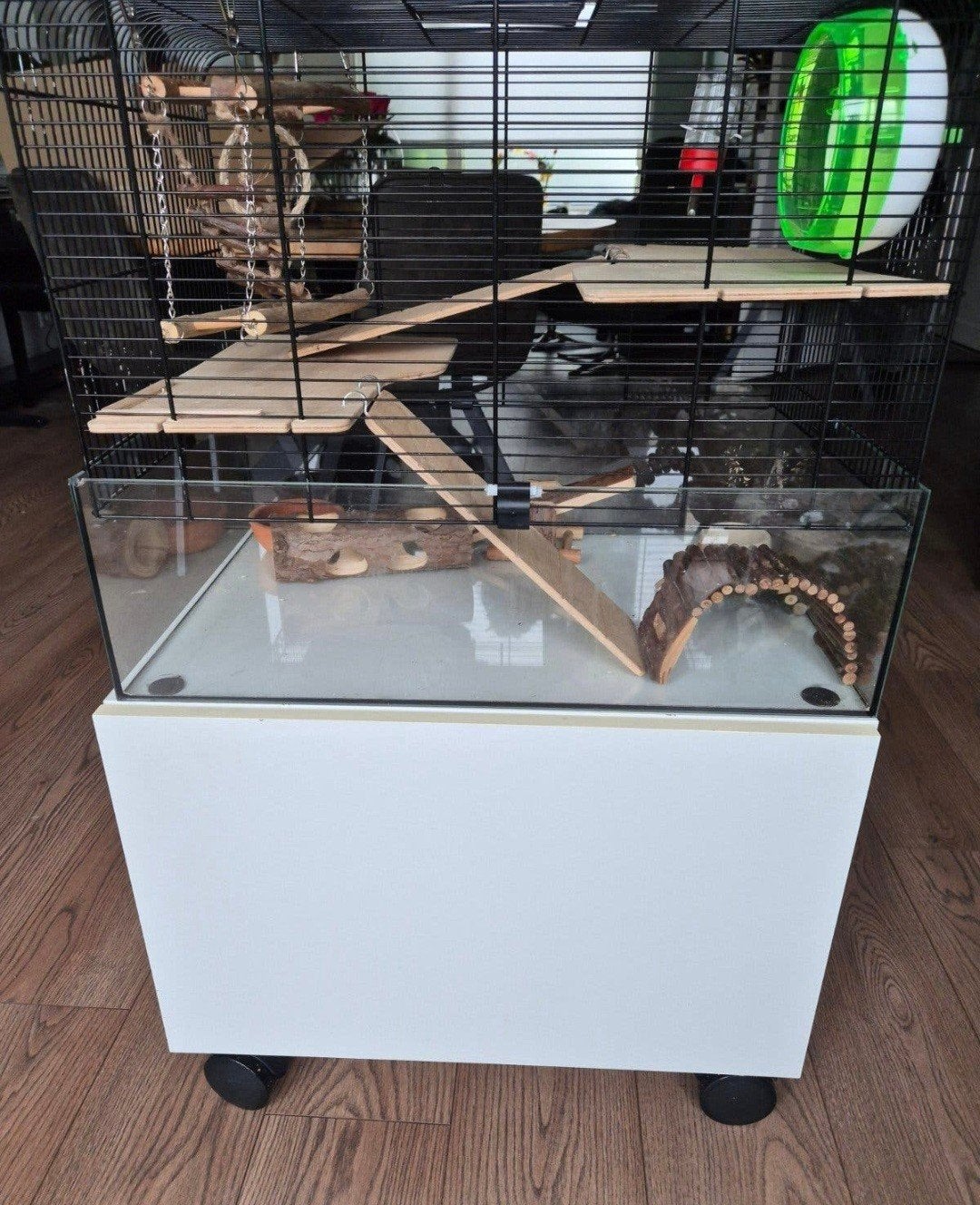 hamsterhok compleet!, Ophalen