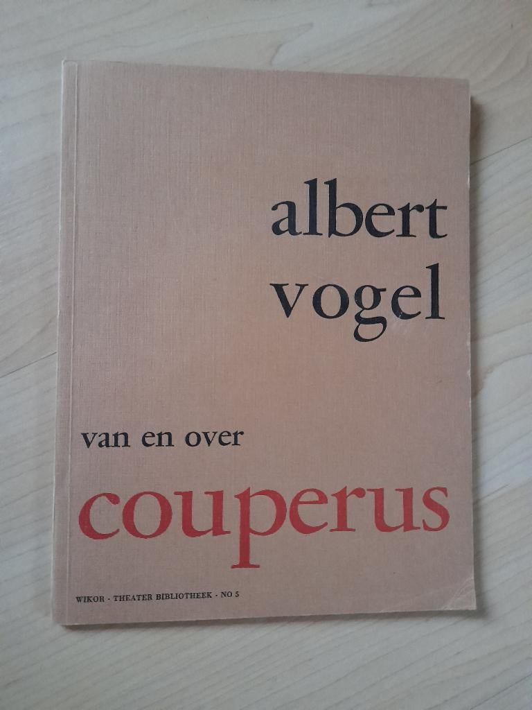 VAN EN OVER COUPERUS door Albert Vogel, Ophalen of Verzenden, Gelezen