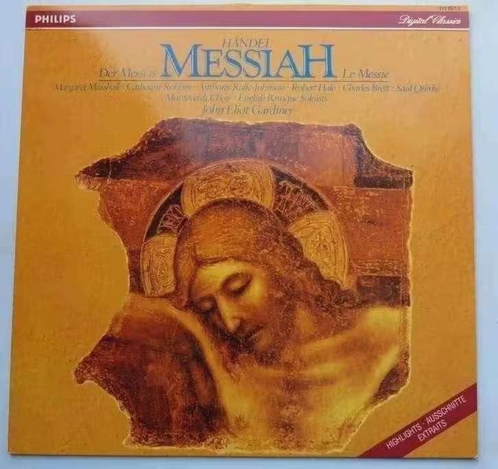 LP Gardiner, Händel – Messiah Highlights 412 267-1 Vinyl, Cd's en Dvd's, Vinyl | Klassiek, Zo goed als nieuw, Barok, Kamermuziek