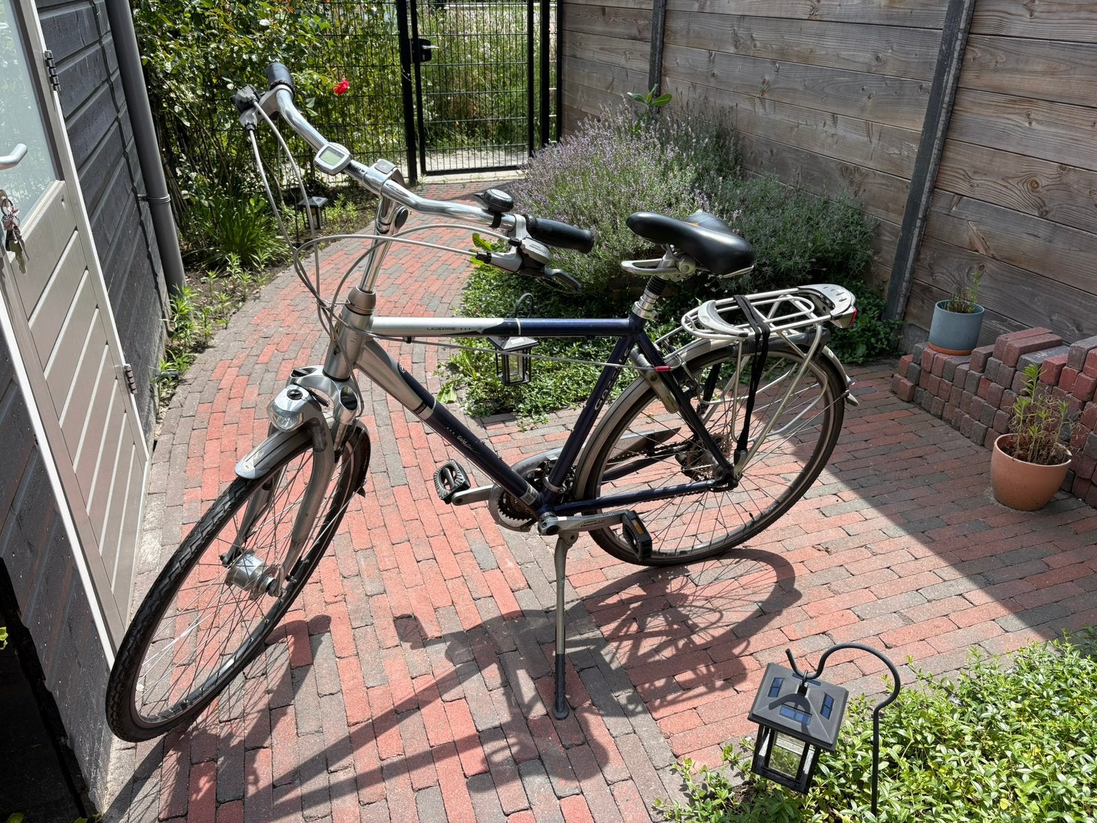 Gazelle lausanne goldline herenfiets, Ophalen, Gebruikt, Velgrem, Versnellingen