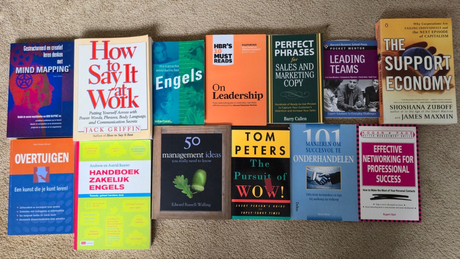 Mooie set van 13 Business & Management boeken (NL/EN), Ophalen, Management