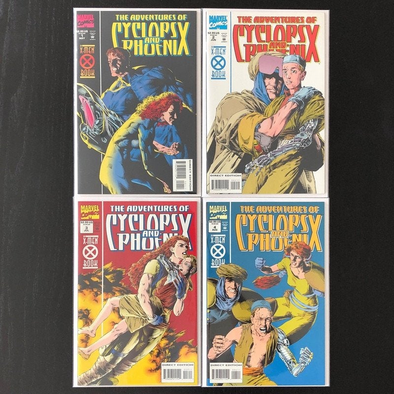 Adventures of Cyclops & Phoenix Vol.1 #1 t/m 4 Set (1994), Amerika, Marvel Comics, Complete serie of reeks, Ophalen of Verzenden