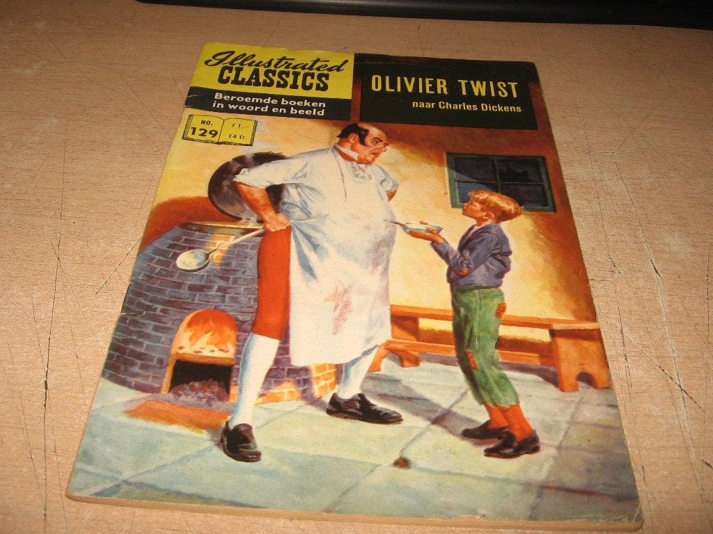 Illustrated Classics     129   Olivier Twist, Eén stripboek, Ophalen of Verzenden, Gelezen