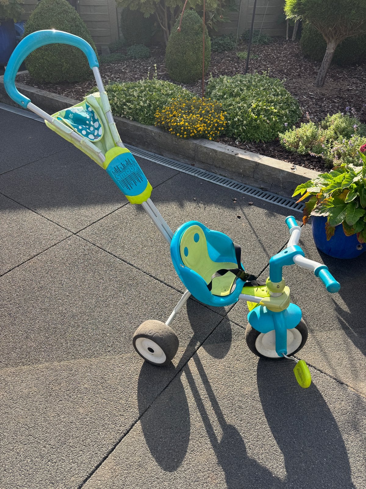 Loopfiets met duwstang, Fietsen en Brommers, Ophalen, Gebruikt, Duwstang