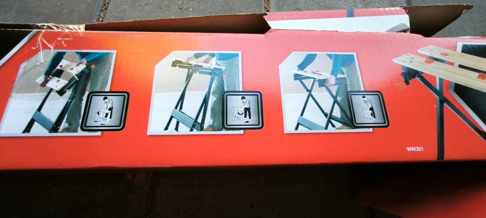 Black & Decker Workmate WM301 Werkbank - Nieuw in doos, Doe-het-zelf en Verbouw, Ophalen, Nieuw, 70 tot 120 cm, Bankschroef