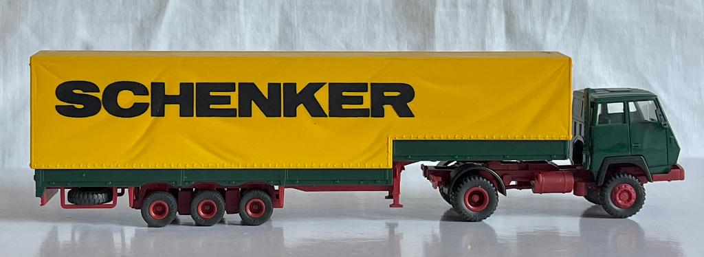 Roco 1506: Steyr 91 met Jumbo-​huifoplegger "Schenker", Ophalen of Verzenden, Gebruikt, Overige typen, Roco