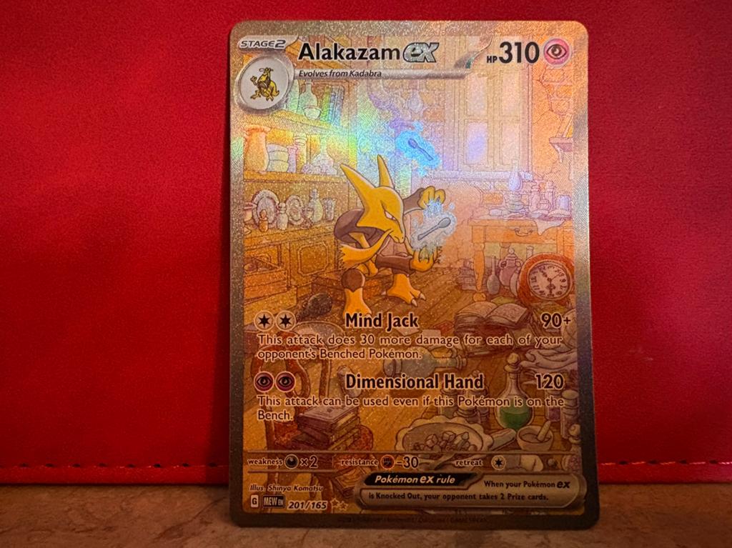 Pokémon Kaarten: Alakazam EX (Foil) & Psyduck (Foil), Ophalen of Verzenden, Zo goed als nieuw, Meerdere kaarten, Foil
