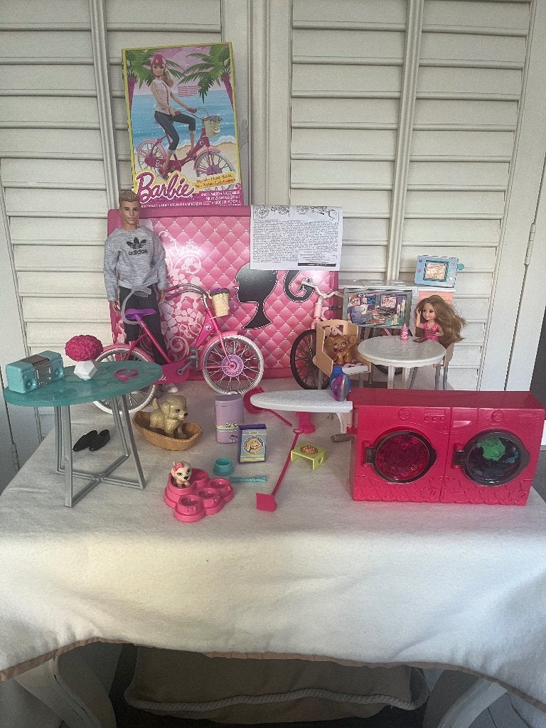 Barbie spullen en Ken en Chelsea origineel, Ophalen of Verzenden, Zo goed als nieuw, Pop