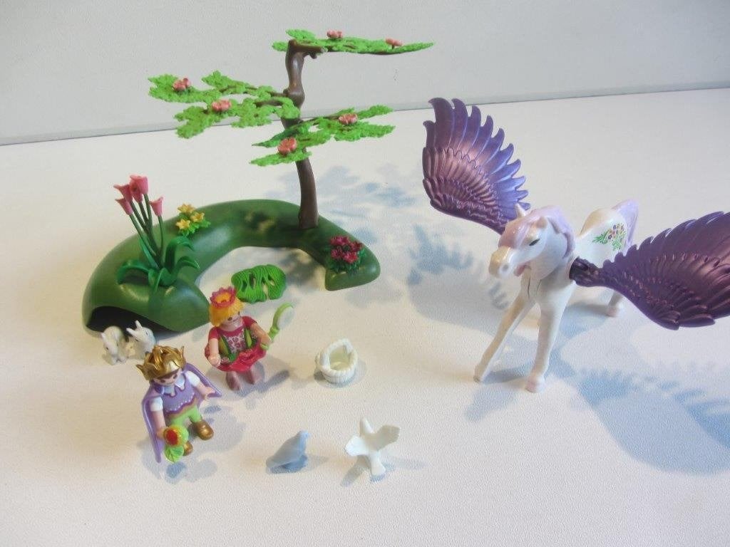 Playmobil Koningskinderen met pegasus 5478 prins en prises, Gebruikt, Complete set, Fantasy, Ophalen of Verzenden