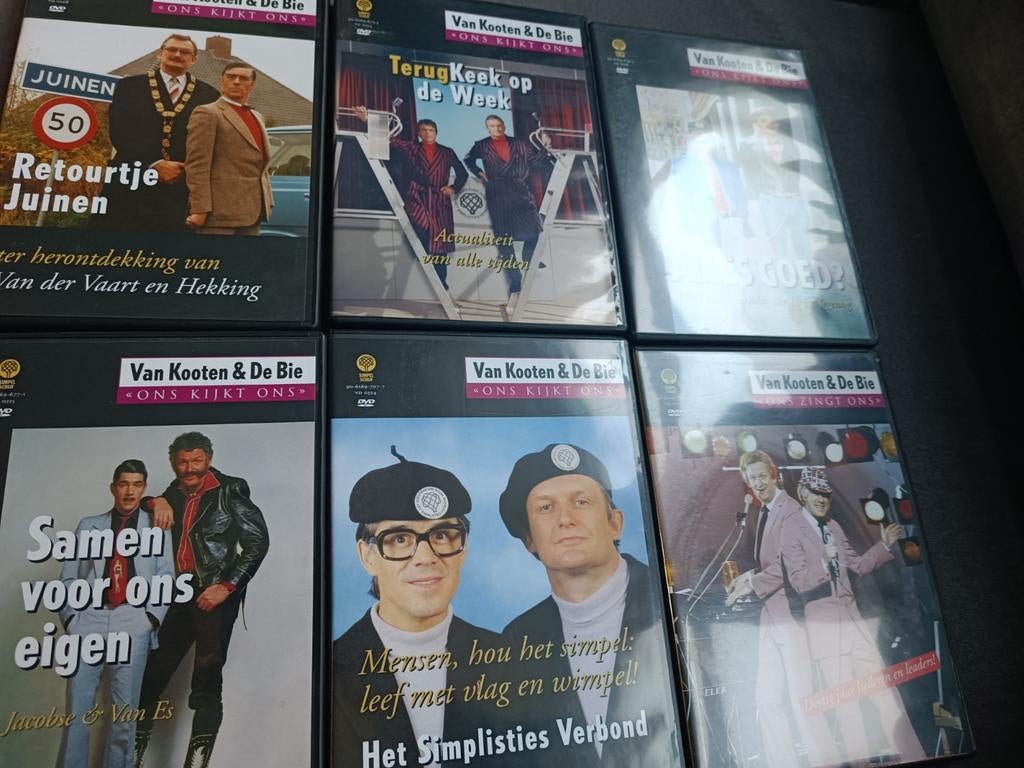 Van Kooten & de Bie - 6 dvd set, Alle leeftijden, Ophalen of Verzenden, Zo goed als nieuw, Stand-up of Theatershow