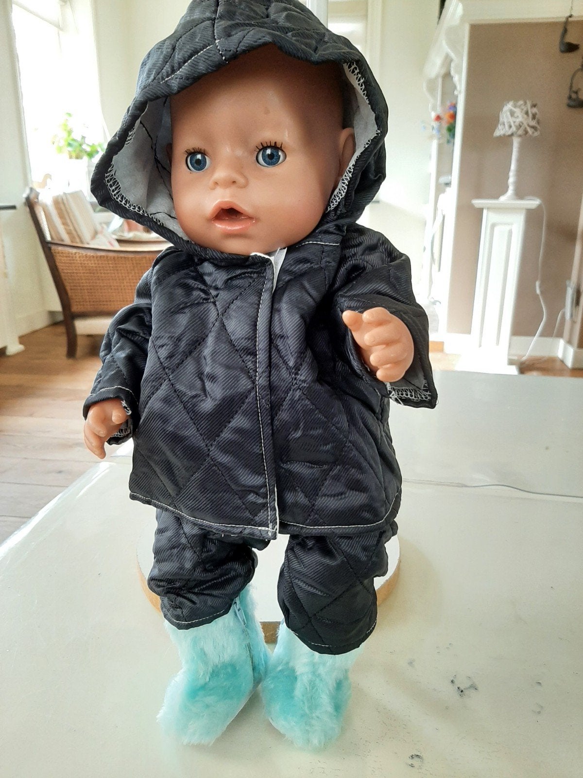 Warme skipak laarsjes baby born pop 43cm, Ophalen of Verzenden, Nieuw, Babypop
