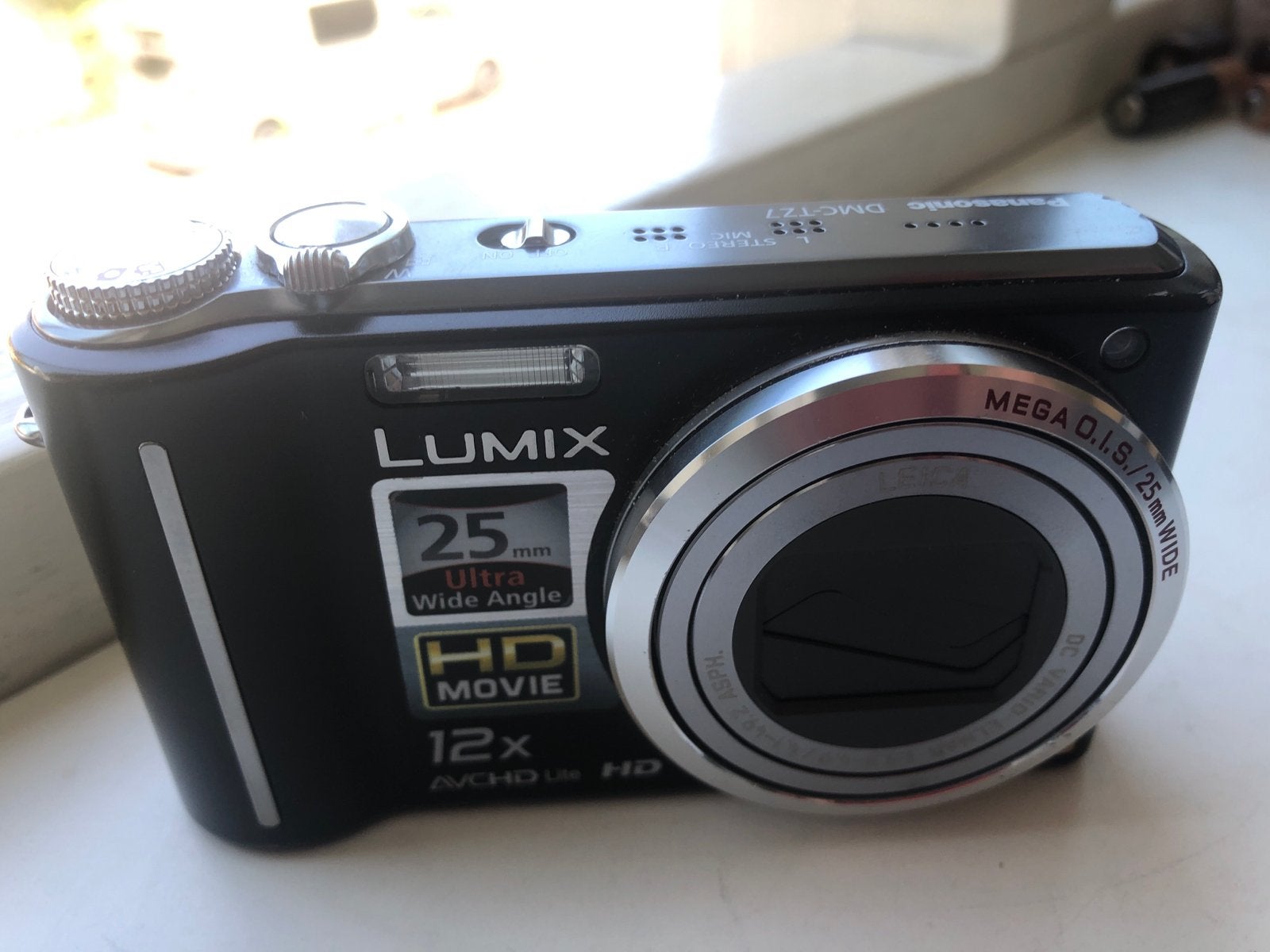 Panasonic Lumix DMC-TZ7 Compactcamera met 12x optische zoom, Ingebouwde flitser, Gebruikt, Panasonic, Ophalen of Verzenden