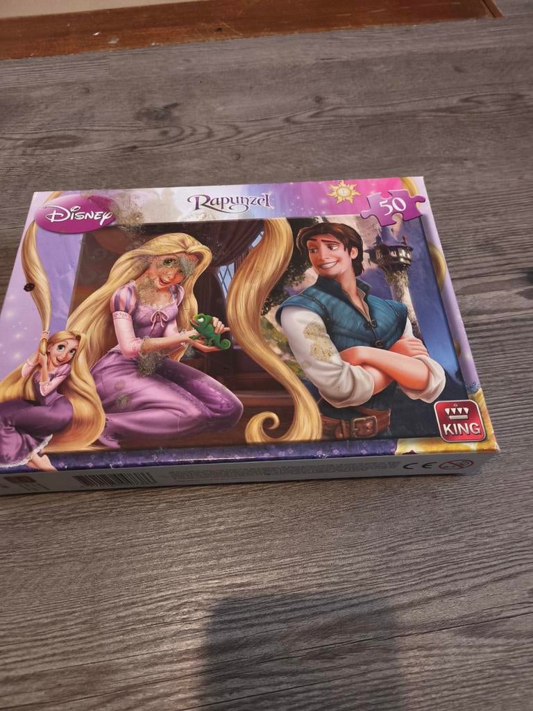 Disney Rapunzel legpuzzel 50 stukjes - Compleet, Ophalen of Verzenden, 10 tot 50 stukjes, Gebruikt