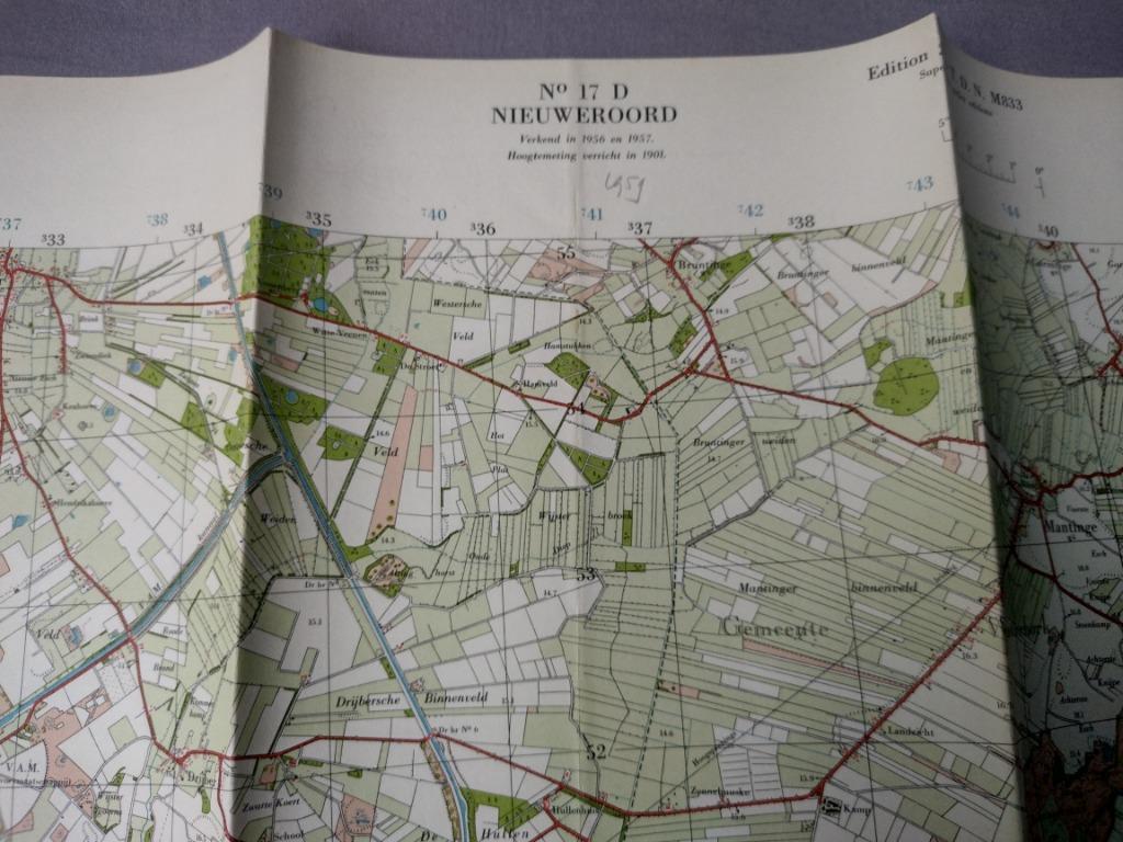17 D Nieuweroord Hollandsche Veld Mantinge Wijster 1959, Ophalen of Verzenden
