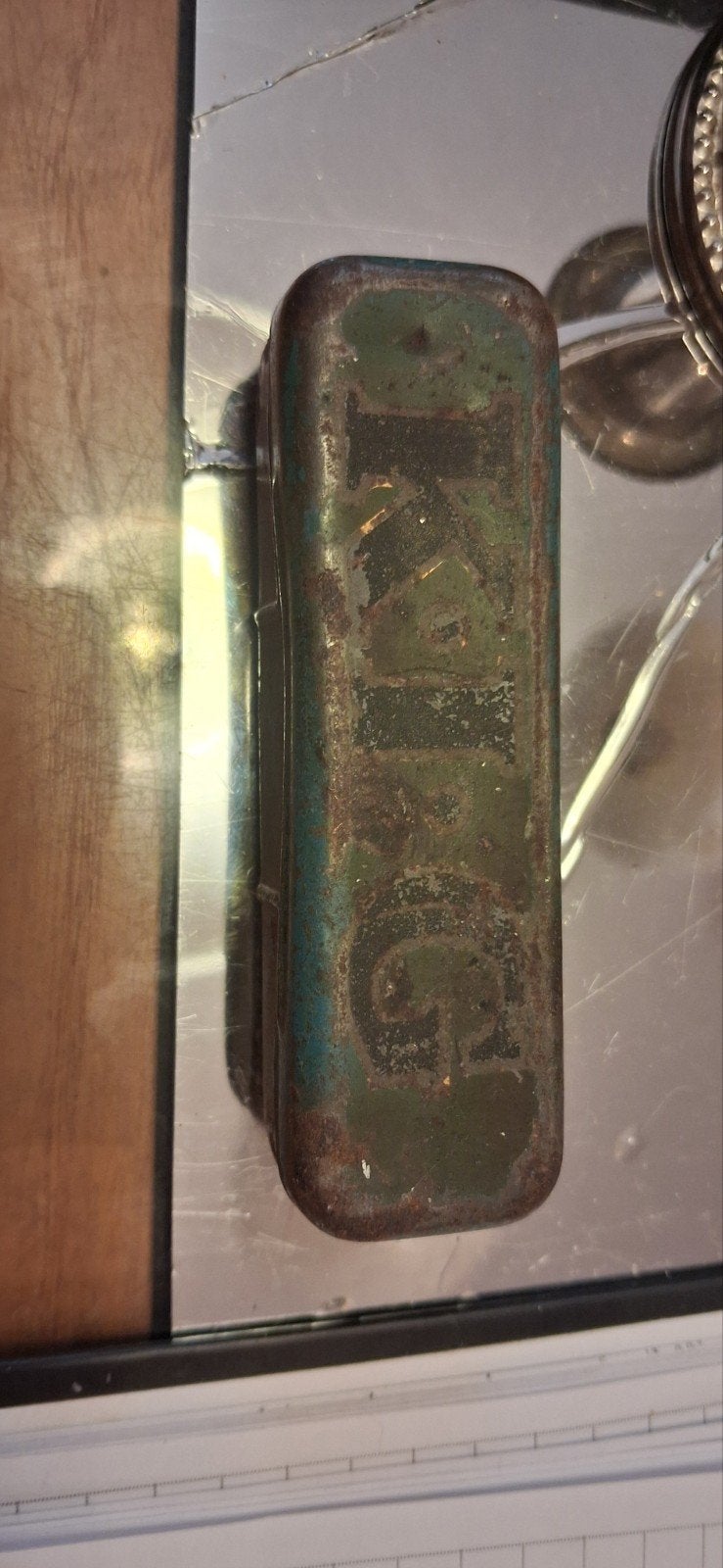 Vintage 'K.I.G.' Made in England metalen doosje, Ophalen of Verzenden