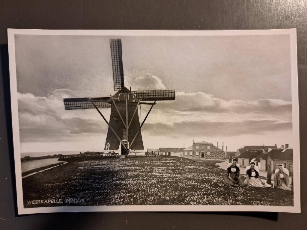 Westkapelle - zeedijk, Ophalen of Verzenden, 1920 tot 1940, Ongelopen, Zeeland