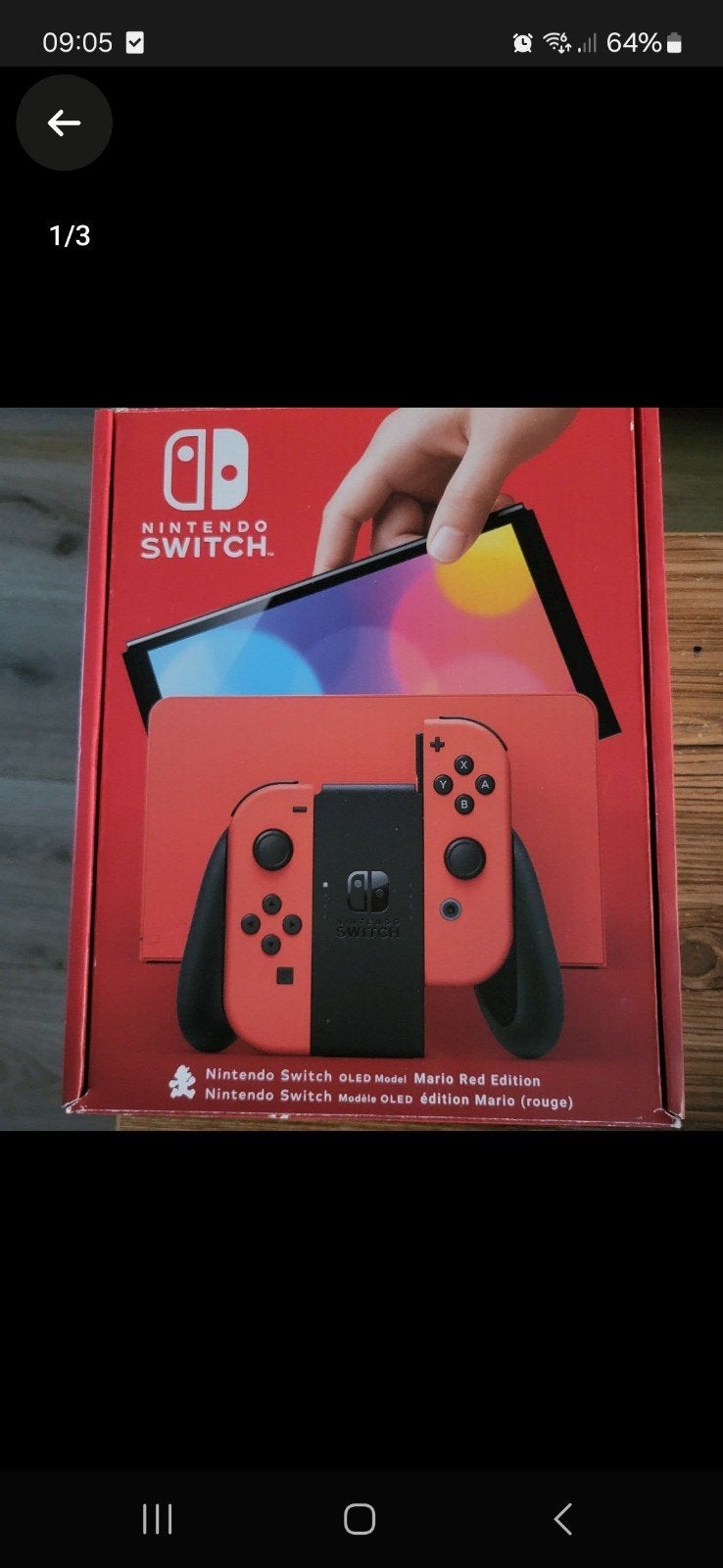 Nintendo Switch OLED Mario Red Edition - Zo goed als nieuw, Spelcomputers en Games, Spelcomputers | Nintendo Switch, Ophalen, Zo goed als nieuw